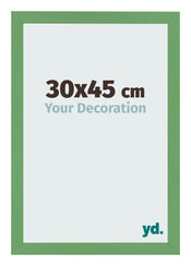Bilderrahmen 30x45 cm Grun MDF Bologna Vorne Messe | Yourdecoration.de