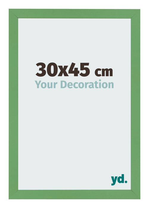 Bilderrahmen 30x45 cm Grun MDF Bologna Vorne Messe | Yourdecoration.de
