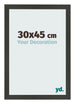Bilderrahmen 30x45cm Antrazit MDF Bologna Vorne Messe | Yourdecoration.de