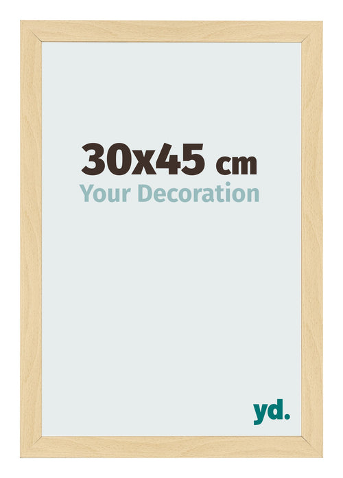 Bilderrahmen 30x45cm Buche Dekor MDF Bologna Vorne Messe | Yourdecoration.de