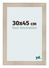 Bilderrahmen 30x45cm Eiche Rustikal MDF Pisa Vorne Messe | Yourdecoration.de