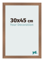 Bilderrahmen 30x45cm Kupfer Dekor MDF Bologna Vorne Messe | Yourdecoration.de
