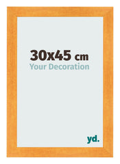 Bilderrahmen 30x45cm Orange MDF Pisa Vorne Messe | Yourdecoration.de