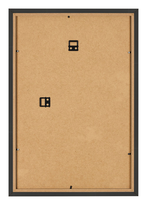 Bilderrahmen 30x45cm Schwarz Gemasert MDF Bologna Ruckseite | Yourdecoration.de