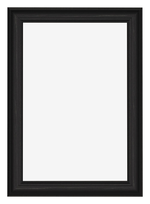 Bilderrahmen 30x45cm Schwarz Gemasert MDF Lazio Vorne | Yourdecoration.de