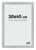 Bilderrahmen 30x45cm Silber Matt MDF Bologna Vorne Messe | Yourdecoration.de
