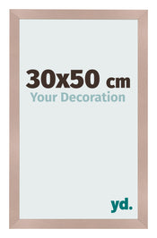 Bilderrahmen 30x50 cm Altrosa MDF Bologna Vorne Messe | Yourdecoration.de