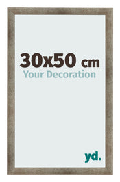Bilderrahmen 30x50 cm Metall Vintage MDF Bologna Vorne Messe | Yourdecoration.de