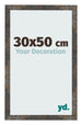 Bilderrahmen 30x50 cm Oxidiertes Metall MDF Bologna Vorne Messe | Yourdecoration.de