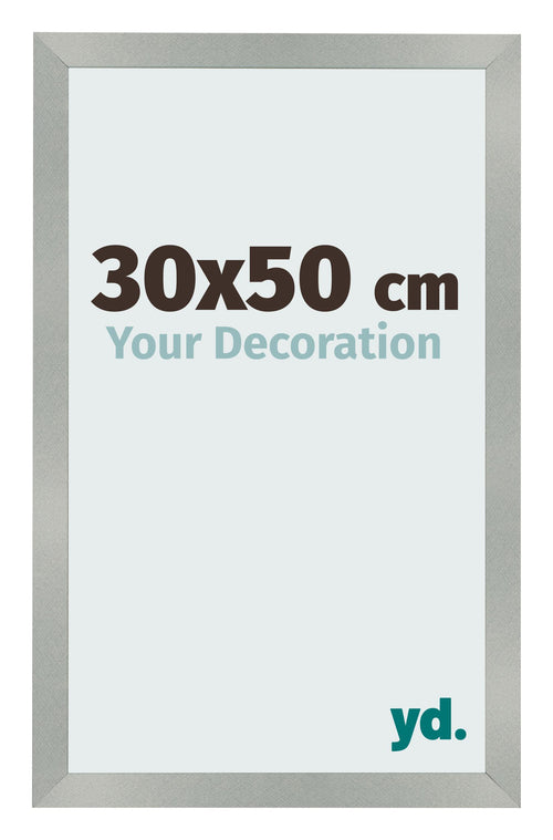 Bilderrahmen 30x50cm Aluminium Gebürstet MDF Bologna Vorne Messe | Yourdecoration.de