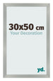 Bilderrahmen 30x50cm Aluminium Gebürstet MDF Bologna Vorne Messe | Yourdecoration.de
