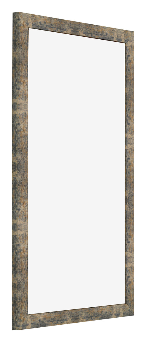 Bilderrahmen 30x50cm Blau Gold Meliert MDF Bologna Vorne Schrag | Yourdecoration.de