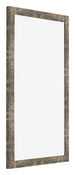 Bilderrahmen 30x50cm Blau Gold Meliert MDF Bologna Vorne Schrag | Yourdecoration.de