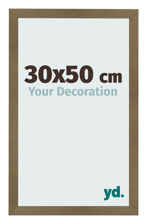 Bilderrahmen 30x50cm Bronze Dekor MDF Bologna Vorne Messe | Yourdecoration.de