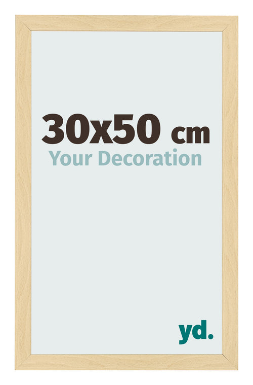 Bilderrahmen 30x50cm Buche Dekor MDF Bologna Vorne Messe | Yourdecoration.de