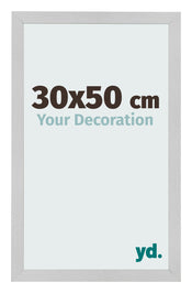 Bilderrahmen 30x50cm Edelstahl MDF Bologna Vorne Messe | Yourdecoration.de