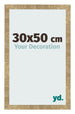 Bilderrahmen 30x50cm Gold Antik MDF Bologna Vorne Messe | Yourdecoration.de