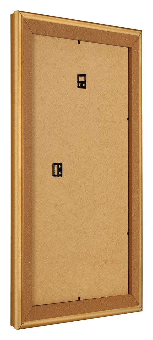 Bilderrahmen 30x50cm Gold Matt MDF Lazio Ruckseite Schrag | Yourdecoration.de