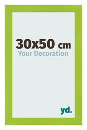 Bilderrahmen 30x50cm Grün MDF Pisa Vorne Messe | Yourdecoration.de