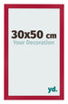 Bilderrahmen 30x50cm Rot MDF Bologna Vorne Messe | Yourdecoration.de