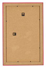 Bilderrahmen 30x50cm Rot MDF Pisa Ruckseite | Yourdecoration.de