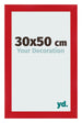 Bilderrahmen 30x50cm Rot MDF Pisa Vorne Messe | Yourdecoration.de
