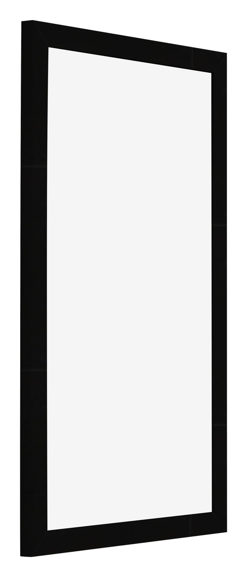 Bilderrahmen 30x50cm Schwarz Hochglanz MDF Bologna Vorne Schrag | Yourdecoration.de