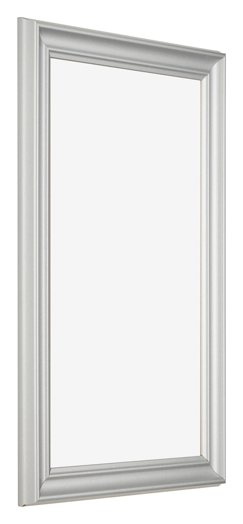 Bilderrahmen 30x50cm Silber Matt MDF Lazio Vorne Schrag | Yourdecoration.de