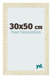 Bilderrahmen 30x50cm Sonoma Eiche MDF Pisa Vorne Messe | Yourdecoration.de