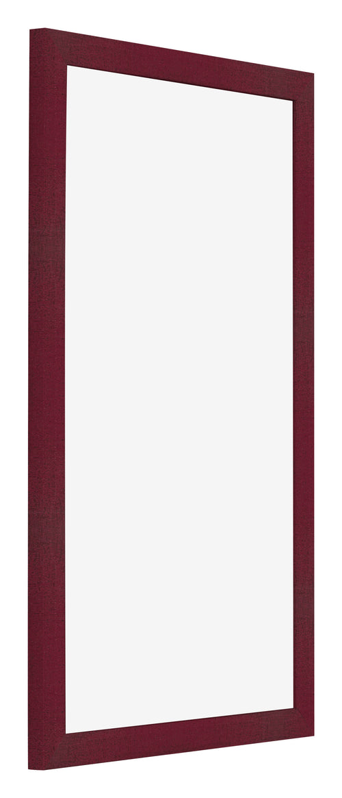 Bilderrahmen 30x50cm Weinrot Gewischt MDF Bologna Vorne Schrag | Yourdecoration.de