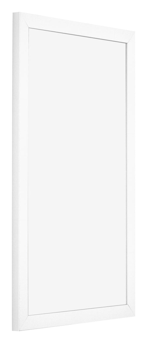 Bilderrahmen 30x50cm Weiss Matt MDF Bologna Vorne Schrag | Yourdecoration.de