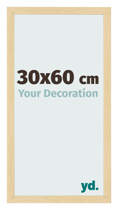 Bilderrahmen 30x60cm Buche Dekor MDF Bologna Vorne Messe | Yourdecoration.de
