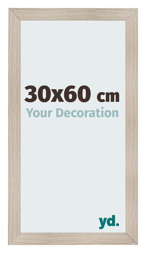 Bilderrahmen 30x60cm Eiche Rustikal MDF Pisa Vorne Messe | Yourdecoration.de