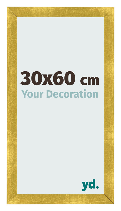 Bilderrahmen 30x60cm Gold Vintage MDF Pisa Vorne Messe | Yourdecoration.de