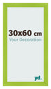 Bilderrahmen 30x60cm Grün MDF Pisa Vorne Messe | Yourdecoration.de
