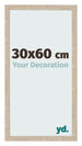 Bilderrahmen 30x60cm Sonoma Eiche MDF Bologna Vorne Messe | Yourdecoration.de