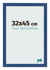 Bilderrahmen 32x45 cm Dunkelblau MDF Bologna Vorne Messe | Yourdecoration.de