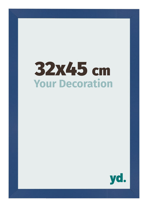 Bilderrahmen 32x45 cm Dunkelblau MDF Bologna Vorne Messe | Yourdecoration.de