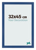 Bilderrahmen 32x45 cm Dunkelblau MDF Bologna Vorne Messe | Yourdecoration.de