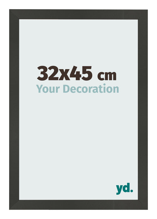 Bilderrahmen 32x45cm Antrazit MDF Bologna Vorne Messe | Yourdecoration.de