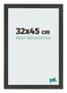 Bilderrahmen 32x45cm Antrazit MDF Bologna Vorne Messe | Yourdecoration.de