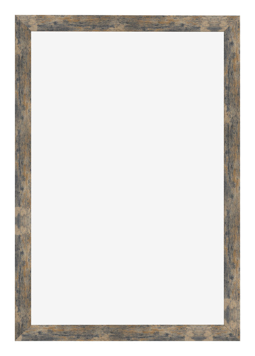 Bilderrahmen 32x45cm Blau Gold Meliert MDF Bologna Vorne | Yourdecoration.de
