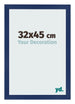 Bilderrahmen 32x45cm Dunkelblau Gewischt MDF Bologna Vorne Messe | Yourdecoration.de