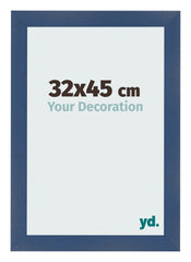 Bilderrahmen 32x45cm Dunkelblau Gewischt MDF Pisa Vorne Messe | Yourdecoration.de