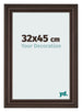 Bilderrahmen 32x45cm Eiche Dunkel MDF Lazio Vorne Messe | Yourdecoration.de