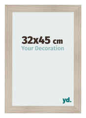 Bilderrahmen 32x45cm Eiche Rustikal MDF Pisa Vorne Messe | Yourdecoration.de