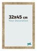 Bilderrahmen 32x45cm Gold Antik MDF Bologna Vorne Messe | Yourdecoration.de