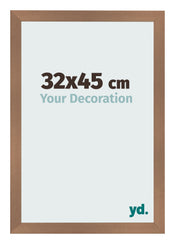 Bilderrahmen 32x45cm Kupfer Dekor MDF Bologna Vorne Messe | Yourdecoration.de