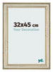 Bilderrahmen 32x45cm Metallglanz MDF Lazio Vorne Messe | Yourdecoration.de