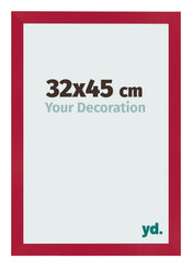 Bilderrahmen 32x45cm Rot MDF Bologna Vorne Messe | Yourdecoration.de